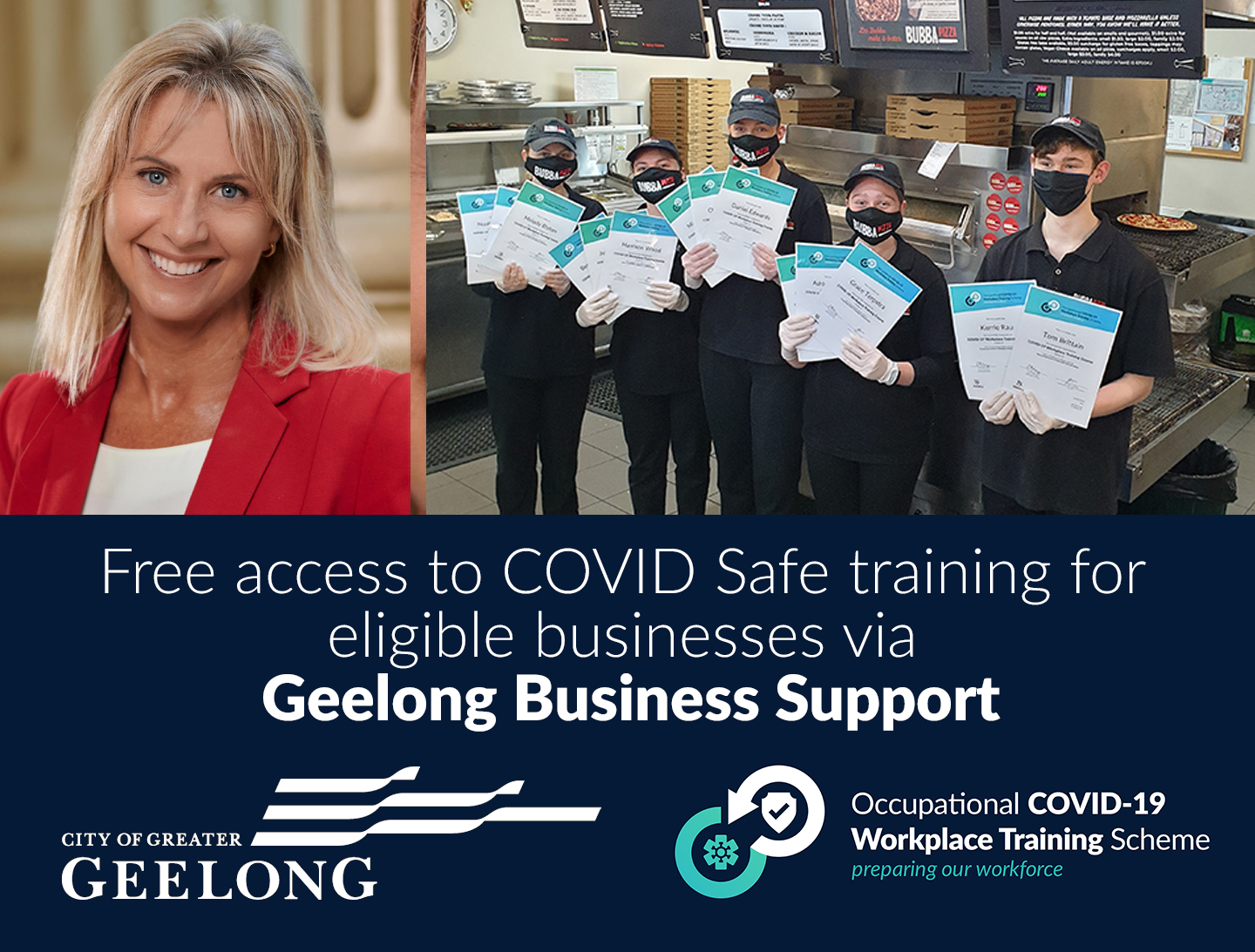 Greater Geelong Businesses supported with COVIDsafe training